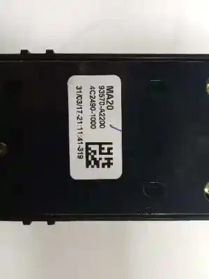 Second-hand car spare part left front power window switch for kia cee´d drive oem iam references 93570a2200  