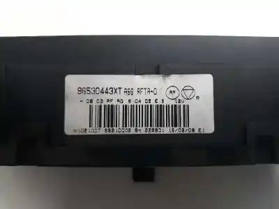Pezzo di ricambio per auto di seconda mano controllo climatico per peugeot 1007 dolce riferimenti oem iam 96530443xt  