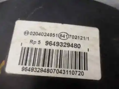Peça sobressalente para automóvel em segunda mão servo freio por citroen c2 vtr referências oem iam 9649329480  