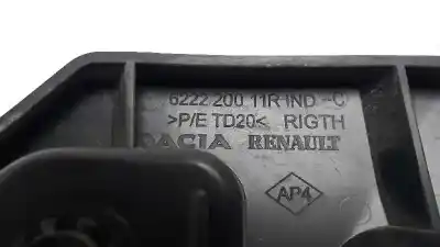 Pezzo di ricambio per auto di seconda mano paraurti anteriore per dacia duster ii 1.2 16v tce cat riferimenti oem iam 622220011r  