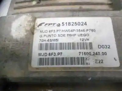 Second-hand car spare part ecu engine control for alfa romeo 147 (190) 1.9 jtd distinctive oem iam references 55189421  