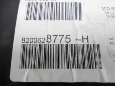 Peça sobressalente para automóvel em segunda mão quadrante por renault clio iii emotion referências oem iam 8200628775h  