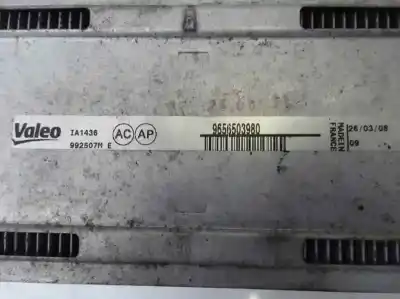 Peça sobressalente para automóvel em segunda mão intercooler por citroen c4 coupe by loeb referências oem iam 9656503980  30191