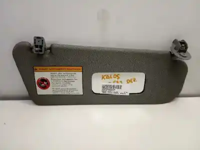 Second-hand car spare part right sunshade for daewoo kalos 1.4 se oem iam references 