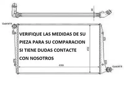 Second-hand car spare part intercooler for mini mini (r50, r53) one d oem iam references 17517788755  30869