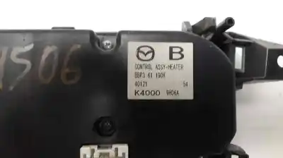 Peça sobressalente para automóvel em segunda mão comando de sofagem (chauffage / ar condicionado) por mazda 3 lim. (bl) active referências oem iam bbp361190k  
