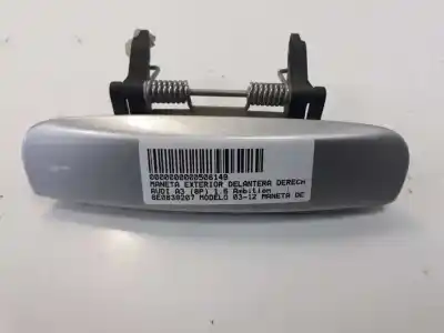 Автозапчасти б/у наружная рукоятка передняя справа за audi a3 (8p) 1.6 102 cv / 75 kw ссылки oem iam 8e0839207  