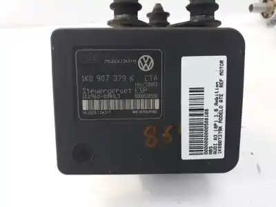 Автозапчастина б/у абс для audi a3 (8p) 1.6 102 cv / 75 kw посилання на oem iam 1k0907379k  