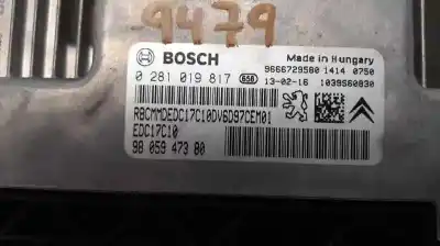 Автозапчасти б/у блок управления двигателем за peugeot 208 ii (ub_, up_, uw_, uj_) 1.6 hdi 90 (ub9hpa) ссылки oem iam 9805947380  0281019817