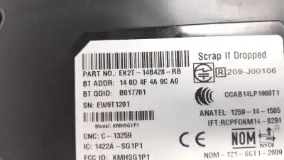 Second-hand car spare part electronic module for ford transit custom kombi 2.0 tdci cat oem iam references ek2t14b428rb  