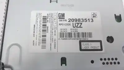 Автозапчастина б/у аудіо система / радіо cd для opel astra j (p10) 1.7 cdti (68) посилання на oem iam 20983513  13337218