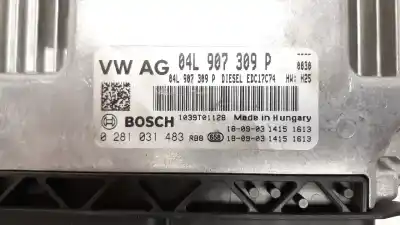 Автозапчастина б/у ебу контролер двигуна для seat leon st (5f8) 2.0 tdi посилання на oem iam 04l907309p  0281031483