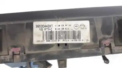 Second-hand car spare part climate control for citroen c3 1.4 oem iam references 96530443xt  