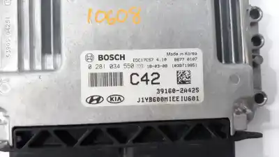 Second-hand car spare part ecu engine control for kia stonic (ybcuv) 1.2 cat 84 cv / 62 kw oem iam references 391602a425  0281034550