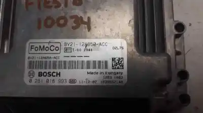 Second-hand car spare part ecu engine control for ford fiesta (cb1) 1.4 tdci cat oem iam references bv2112a650acc  0281018993