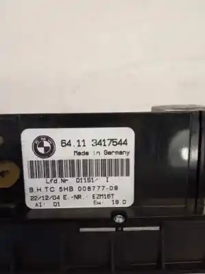 Second-hand car spare part climate control for bmw x3 (e83) 3.0d oem iam references 64113417544 ezm16t 5hb00877709