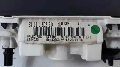 İkinci el araba yedek parçası isitma / klima kontrolü için mini mini (r50, r53) cooper oem iam referansları 64111502214 69432203 ee888n
