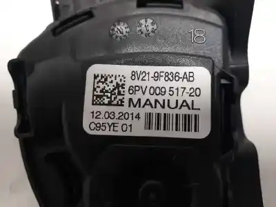 Автозапчасти б/у педальный потенциометр за ford fiesta (ccn) 1.0 ecoboost cat ссылки oem iam 8v219f836ab  6pv009517