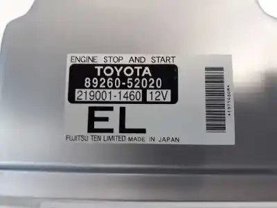 Second-hand car spare part electronic module for toyota yaris active oem iam references 8926052020  2190011460