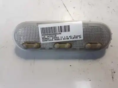 Автозапчасти б/у ВНУТРЕННИЙ СВЕТ за RENAULT SCENIC II  ссылки OEM IAM 820073234  