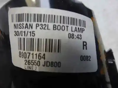 Автозапчасти б/у правый задний фонарь за nissan qashqai (j10) acenta 4x4 ссылки oem iam  108804752 16529022