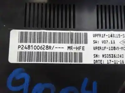 Peça sobressalente para automóvel em segunda mão quadrante por renault kadjar zen referências oem iam 248100628r  