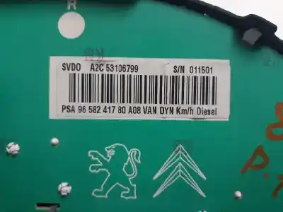 Peça sobressalente para automóvel em segunda mão quadrante por peugeot 1007 dolce referências oem iam 9658241780  a2c53106799