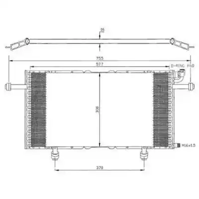 Pezzo di ricambio per auto di seconda mano condensatore / radiatore aria condizionata per opel frontera b limited riferimenti oem iam 97144202