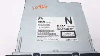 Автозапчастина б/у аудіо система / радіо cd для mazda 2 lim. () 1.5 16v cat посилання на oem iam da6c669g0c  