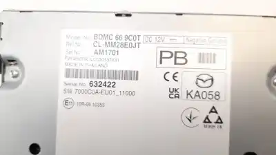 Peça sobressalente para automóvel em segunda mão módulo / sistema de navegação gps por mazda 3 sedán (bp) evolution-x referências oem iam bdgf611j0a  bdmc669c0t