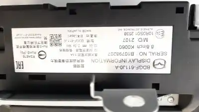 Peça sobressalente para automóvel em segunda mão módulo / sistema de navegação gps por mazda 3 sedán (bp) evolution-x referências oem iam bdgf611j0a  bdmc669c0t