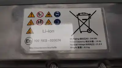 Peça sobressalente para automóvel em segunda mão bateria por mazda 3 sedán (bp) evolution-x referências oem iam bdmc67zb3f  