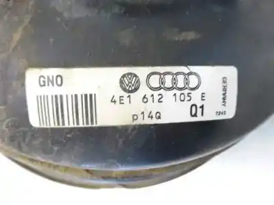 Second-hand car spare part brake servo for audi a8 d3 (4e2, 4e8) 4.0 tdi quattro oem iam references 4e1612105e  