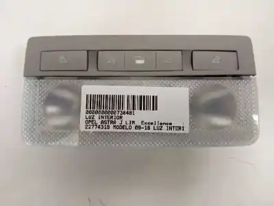 Tweedehands auto-onderdeel binnenlicht voor opel astra j lim. excellence oem iam-referenties 22774318