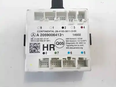 Gebrauchtes Autoersatzteil KOMFORTMODUL zum MERCEDES-BENZ CLASE C (W205) LIM.  OEM-IAM-Referenzen A2059006413  