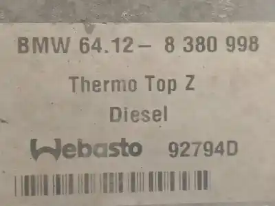 Peça sobressalente para automóvel em segunda mão aquecimento normal completo por bmw x5 (e53) 3.0d referências oem iam 64128380998  
