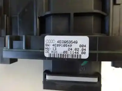 Second-hand car spare part multifunction switch for audi a8 d3 (4e2, 4e8) 4.0 tdi quattro oem iam references 4e0953549  