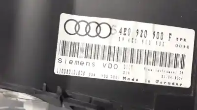 Second-hand car spare part dashboard for audi a8 (4e2) 3.0 v6 24v tdi oem iam references 4e0920900f  