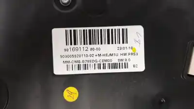 Peça sobressalente para automóvel em segunda mão quadrante por citroen c4 picasso 1.5 blue-hdi fap 131 cv / 96 kw referências oem iam 9816911280  