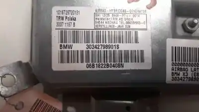 Peça sobressalente para automóvel em segunda mão airbag do lado esquerdo por bmw x3 (e83) 2.0d referências oem iam 30342798901s  