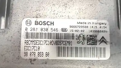 Автозапчасти б/у блок управления двигателем за peugeot 208 ii (ub_, up_, uw_, uj_) 1.6 hdi 90 (ub9hpa) ссылки oem iam 9807885980  0281030546