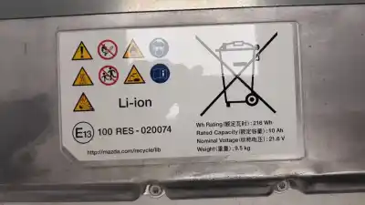 Pezzo di ricambio per auto di seconda mano batteria per mazda 3 sedán (bp) evolution-x riferimenti oem iam bdmc67zb3f  
