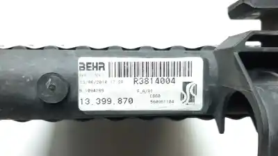 Автозапчастина б/у водяний радіатор для opel corsa d 1.2 cat (a 12 xer / ldc) посилання на oem iam 13399870 1148mk376756321v 53115