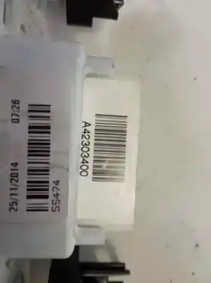 Peça sobressalente para automóvel em segunda mão comando de sofagem (chauffage / ar condicionado)  por dacia sandero stepway referências oem iam 42303400  