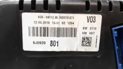 Peça sobressalente para automóvel em segunda mão quadrante por seat ibiza (6j5) reference referências oem iam 6j0920801x  02c53349029