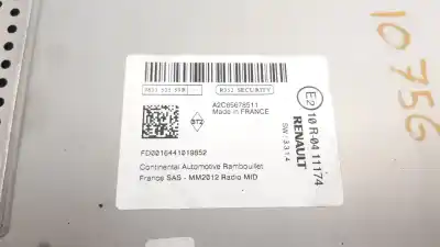 Автозапчасти б/у аудиосистема / радио cd за renault captur i (j5_, h5_) 1.5 dci 90 ссылки oem iam 281151559r  a2c85678511