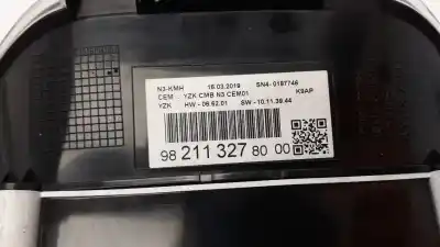 Peça sobressalente para automóvel em segunda mão quadrante por peugeot rifter 1.5 bluehdi 100 referências oem iam 9821132780  