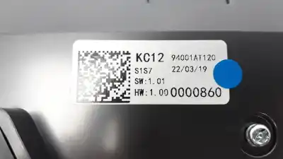 Автозапчастина б/у панель інструментів для kia niro i (de) 1.6 gdi hybrid посилання на oem iam 94001at120  