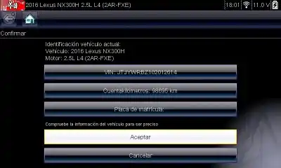 Second-hand car spare part complete engine for lexus nx 2.5 16v cat (híbrido) 155 cv / 114 kw oem iam references 2ar  