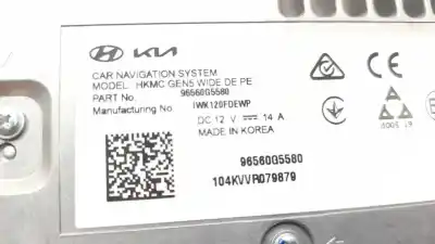 Second-hand car spare part gps navigation system for kia niro i (de) 1.6 gdi hybrid oem iam references 96560g5580  